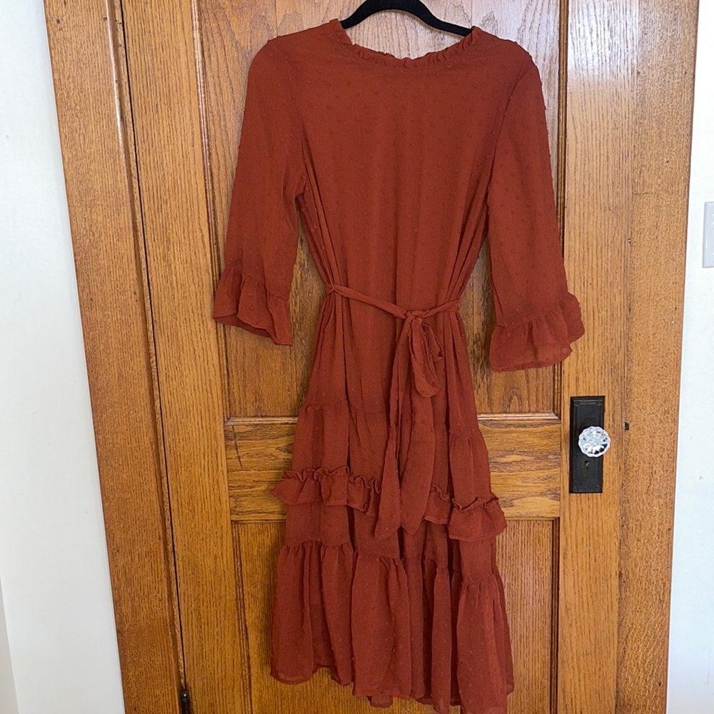 Roolee Rust dress